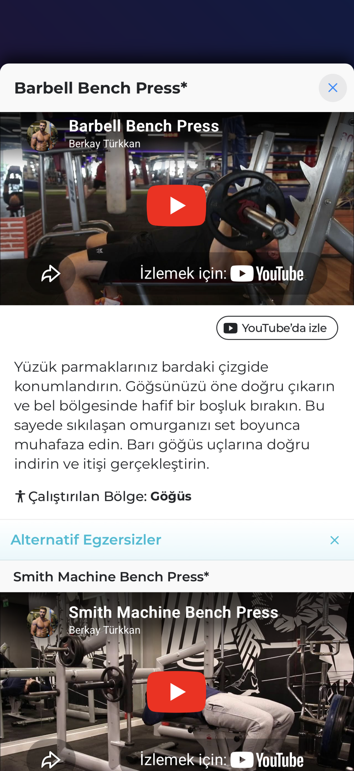 Video Destekli Egzersizler